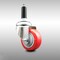 Service Caster 3 Inch 316SS Red Polyurethane Wheel Swivel 3/4 Inch Expanding Stem Caster SCC-SS316EX20S314-PPUB-RED-34 - alternate 3